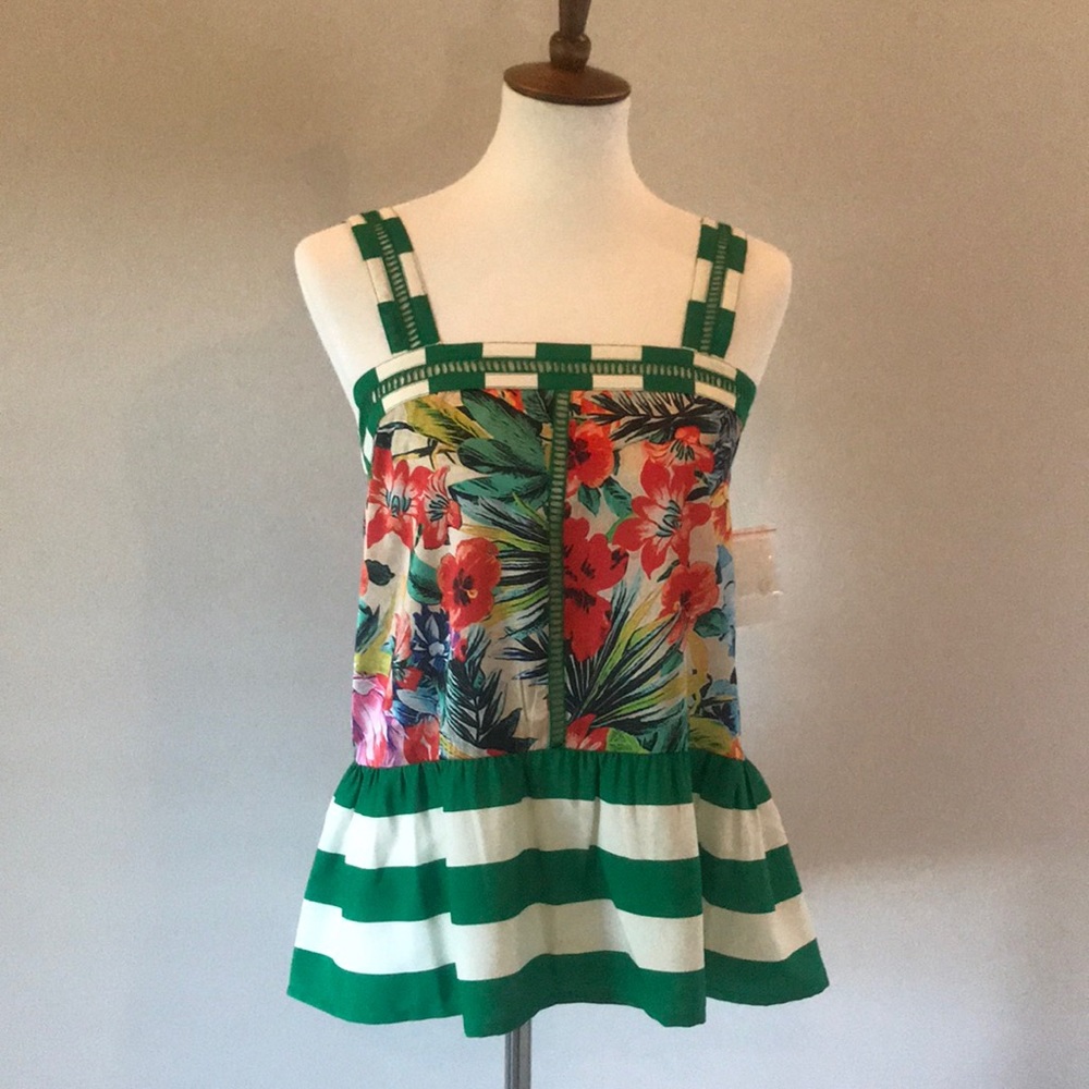 NWT Spring Floral Tank